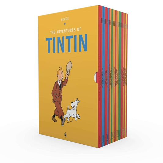 Tintin Paperback Boxed Set 23 Titles 